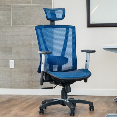 Stoltenberg Mesh Conference Chair Symple Stuff Upholstery Color Blue