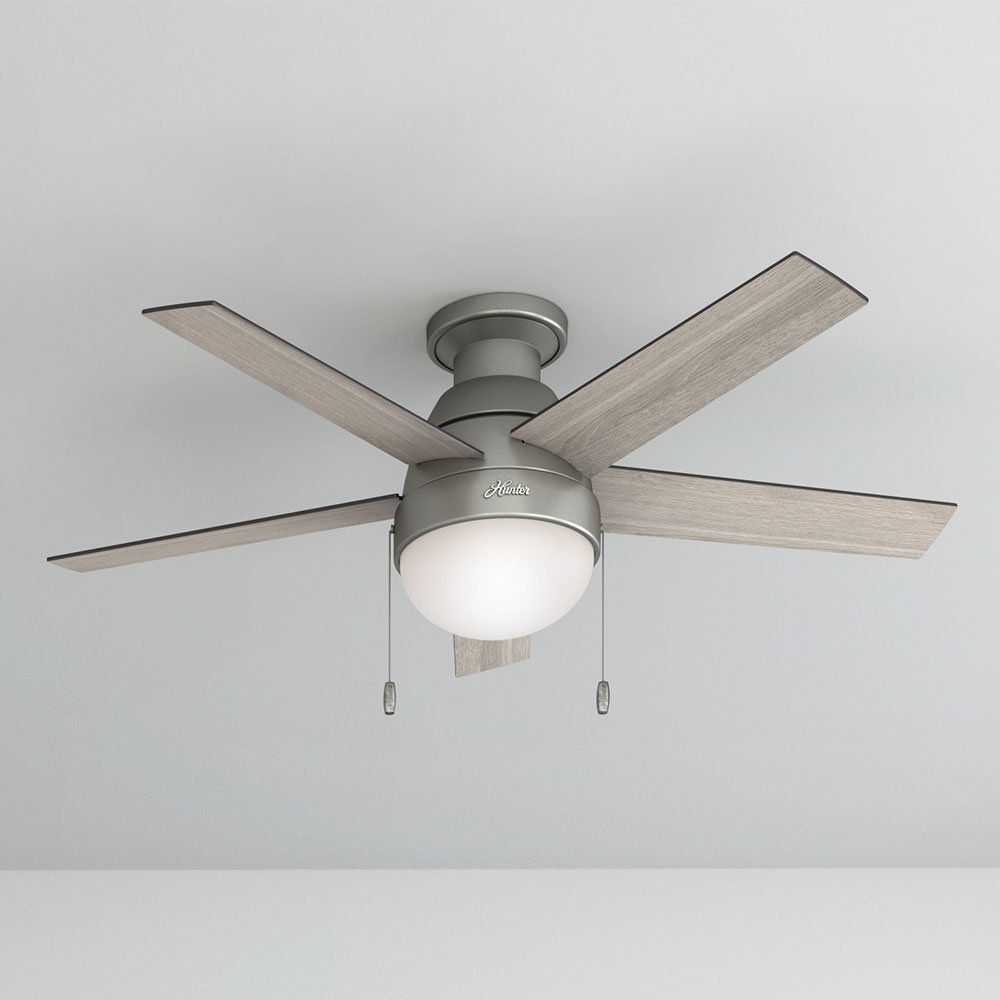 Silver Pewter Blades Ceiling Fans You Ll Love In 2020 Wayfair