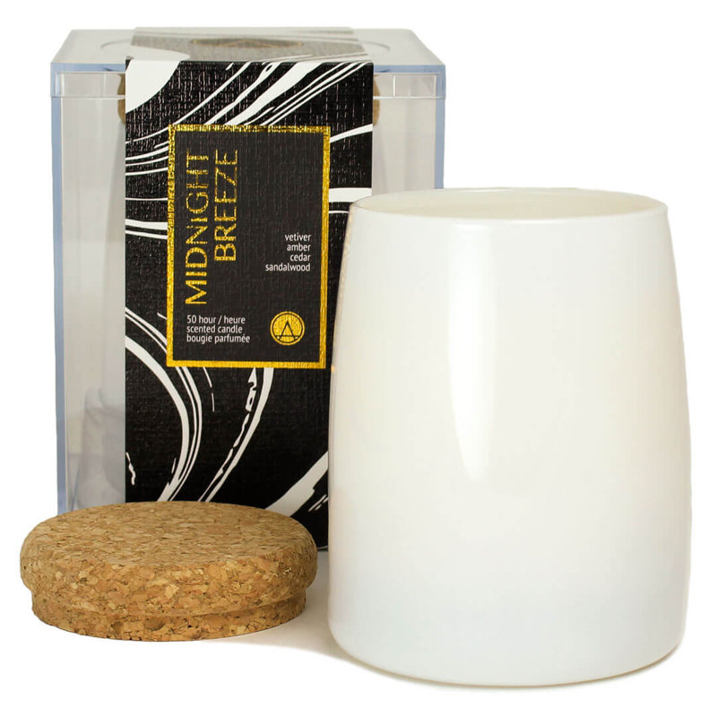 Midnight Breeze Cedar and Rosewood Scented Jar Candle