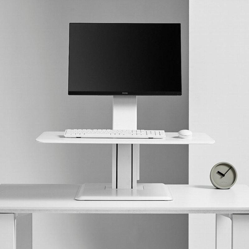 Humanscale Quickstand Eco Single Monitor Standing Desk Converter Reviews Wayfair