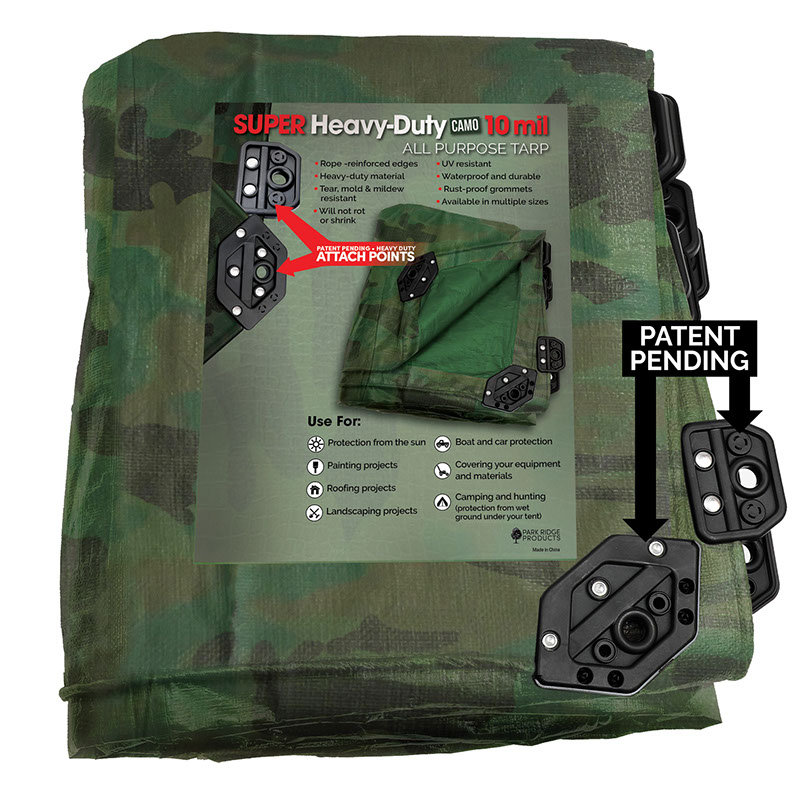 Tafco Super Corner Heavy Duty Reversible Poly 10 Mil Tarp Kit Wayfair