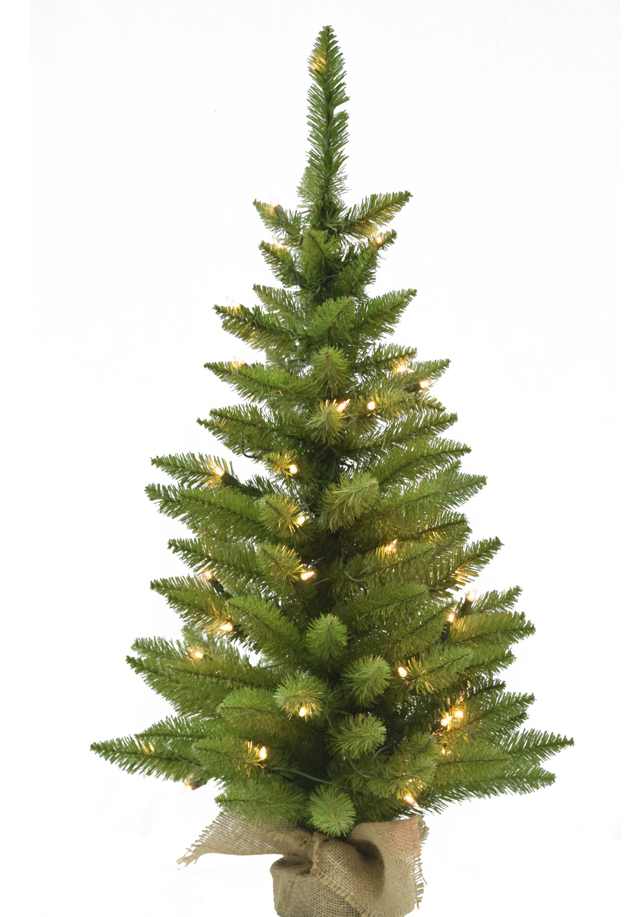 Holiday Frosted Pine Trees Tabletop Decor 12" 18" 20" Set of 3 Green 0999RM 