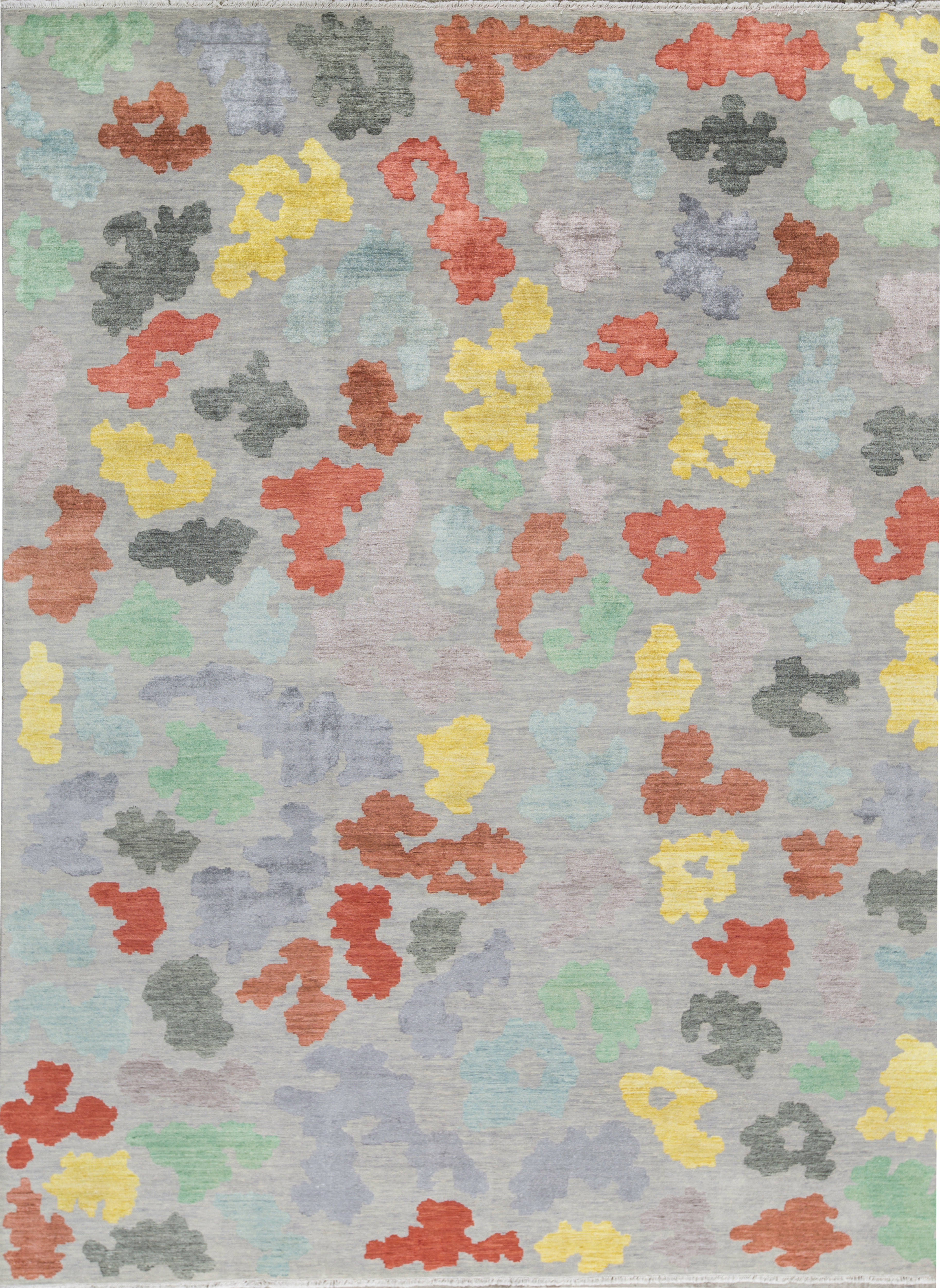 Bokara Rug Co Inc Brookhaven Abstract Hand Knotted Wool Gray Area Rug Wayfair