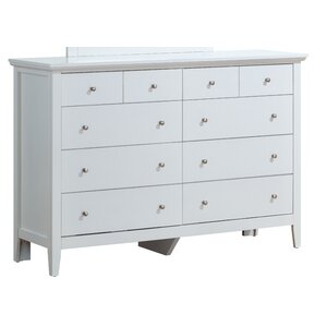 Lignite 8 Drawer Double Dresser