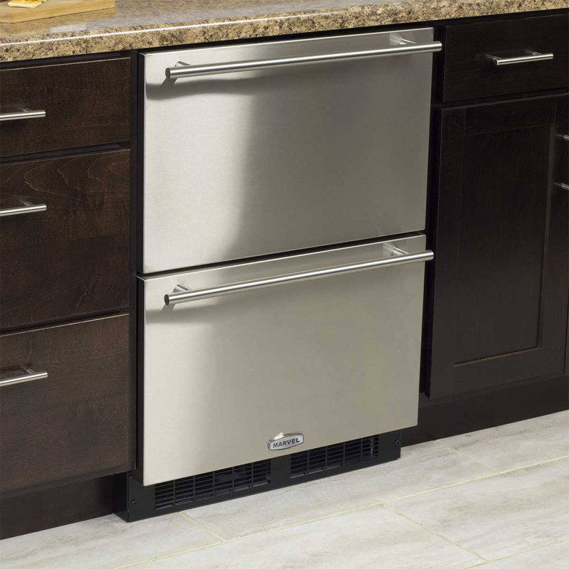 Marvel 5 Cu Ft Undercounter Compact Drawer Refrigerator Wayfair