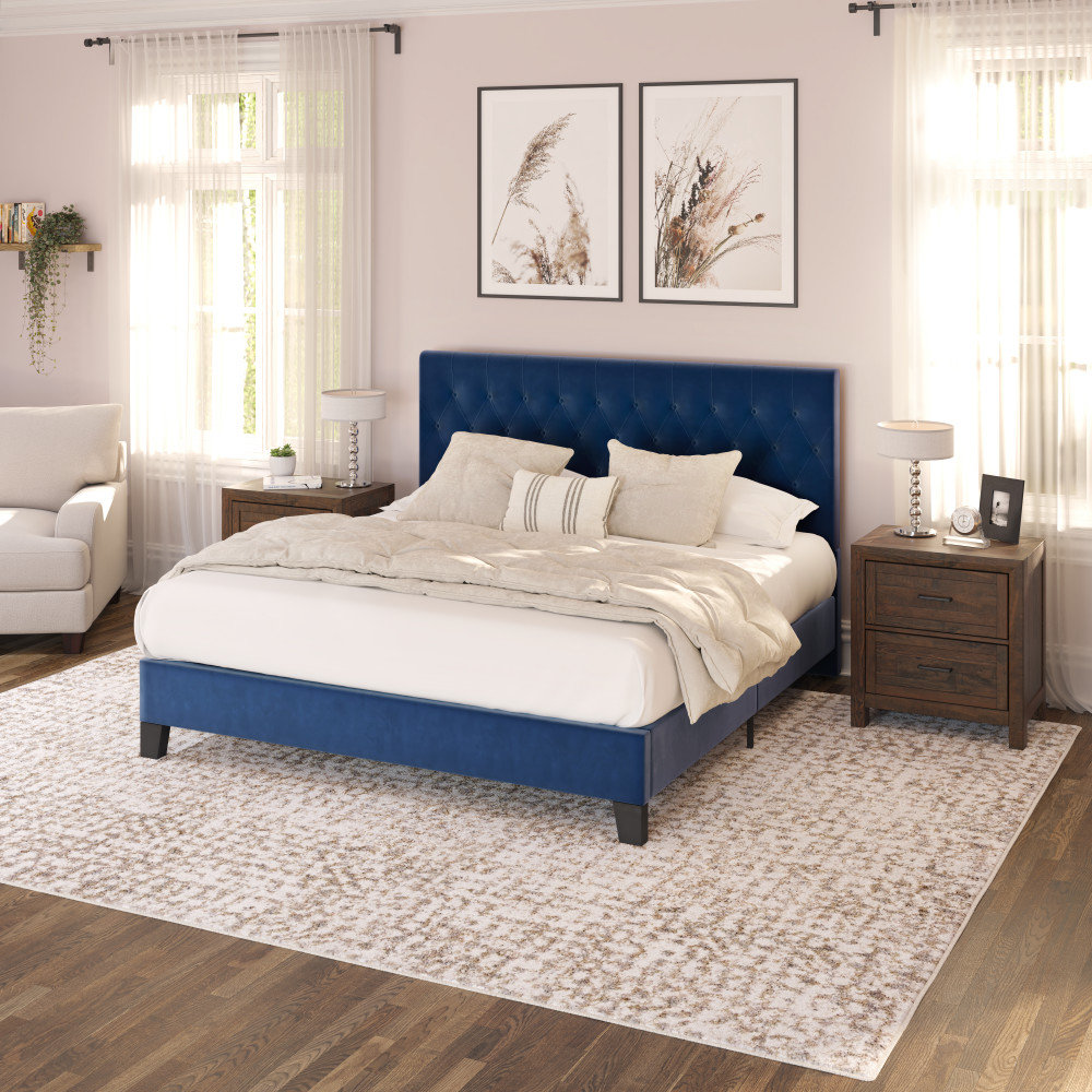 Etta Avenue™ Kayden Upholstered Bed & Reviews | Wayfair