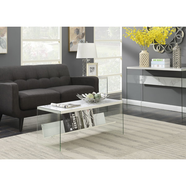 Wade Logan Calorafield Sled Coffee Table With Storage Reviews Wayfair