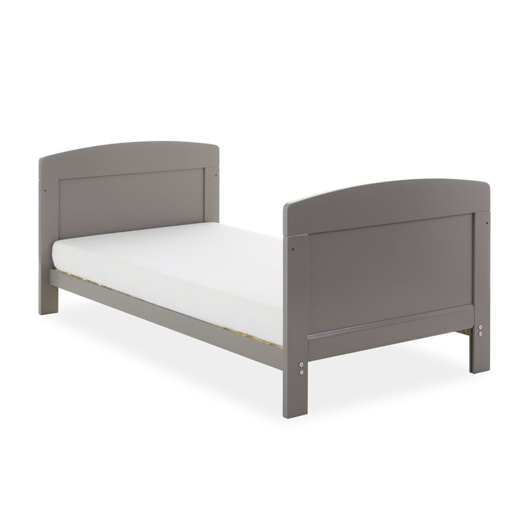 obaby grace cot bed grey