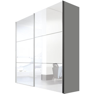 Schwebetürenschrank Solutions Bianco, 216 cm H ..
