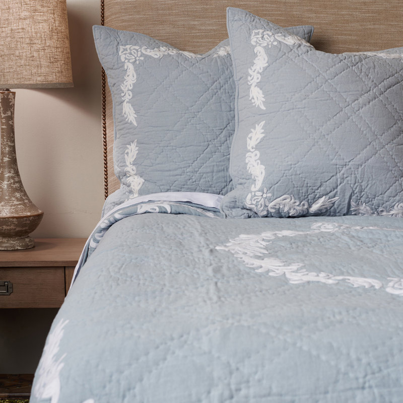 baby blue quilt
