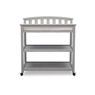 vintage grey changing table