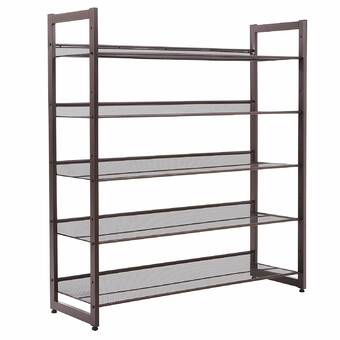 Rebrilliant 25 Pair Stackable Shoe Rack Reviews Allmodern