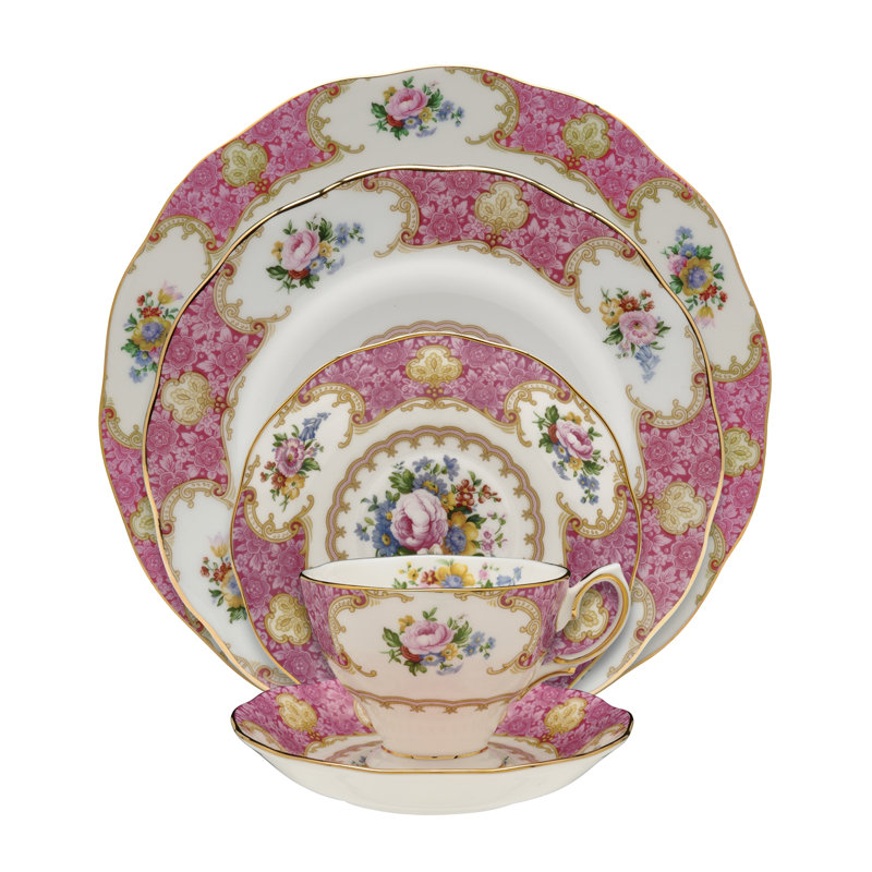 Royal Albert Lady Carlyle Bone China 5 Piece Place Setting
