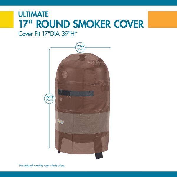 Duck Covers Ultimate Waterproof Round Smoker Cover 