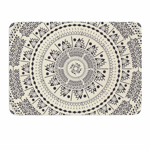Swadesi Soft Boho Mandala by Famenxt Memory Foam Bath Mat