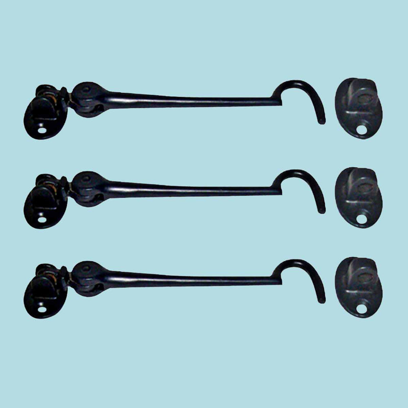 wrought iron eye hooks