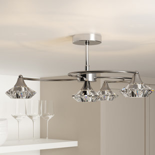 Greenhaw 4 Light Semi Flush Mount Greenhaw 4 Light Semi Flush Mount