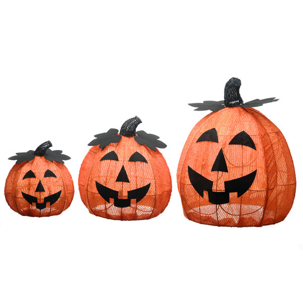 Metal Jack O Lantern Bucket Wayfair Metal Jack O Lantern Bucket Wayfair