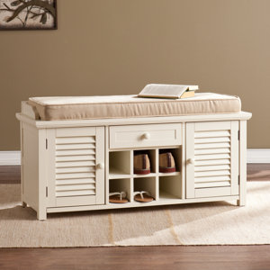 Wood Storage Bench
