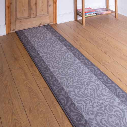 Barhop Tufted Light Grey Hallway Runner Rug ClassicLiving Rug Size: Runner 60cm x 420cm