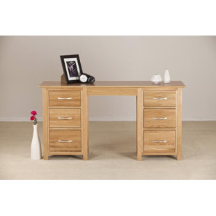 Double Pedestal Dressing Table Wayfair Co Uk Marley 6 Drawer Dressing Table