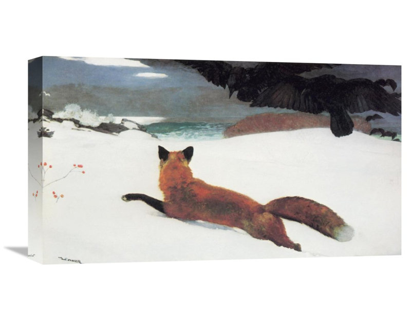 Global Gallery Fox Hunt By Winslow Homer Painting Print On