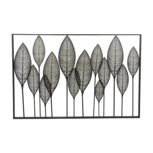Metal Leaf Wall Decor Wayfair Metal Leaves Wall Décor