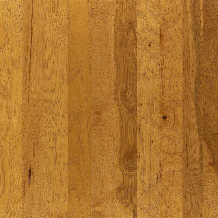 Engineered Hardwood Wood Flooring Hickory Sample 7 1/2"W 74 3/4"L Garette OnSale