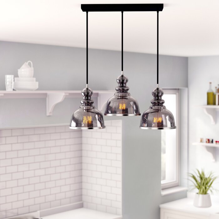 Kaci 3 Light Kitchen Island Pendant