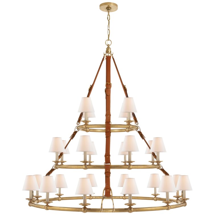 ralph lauren chandelier leather