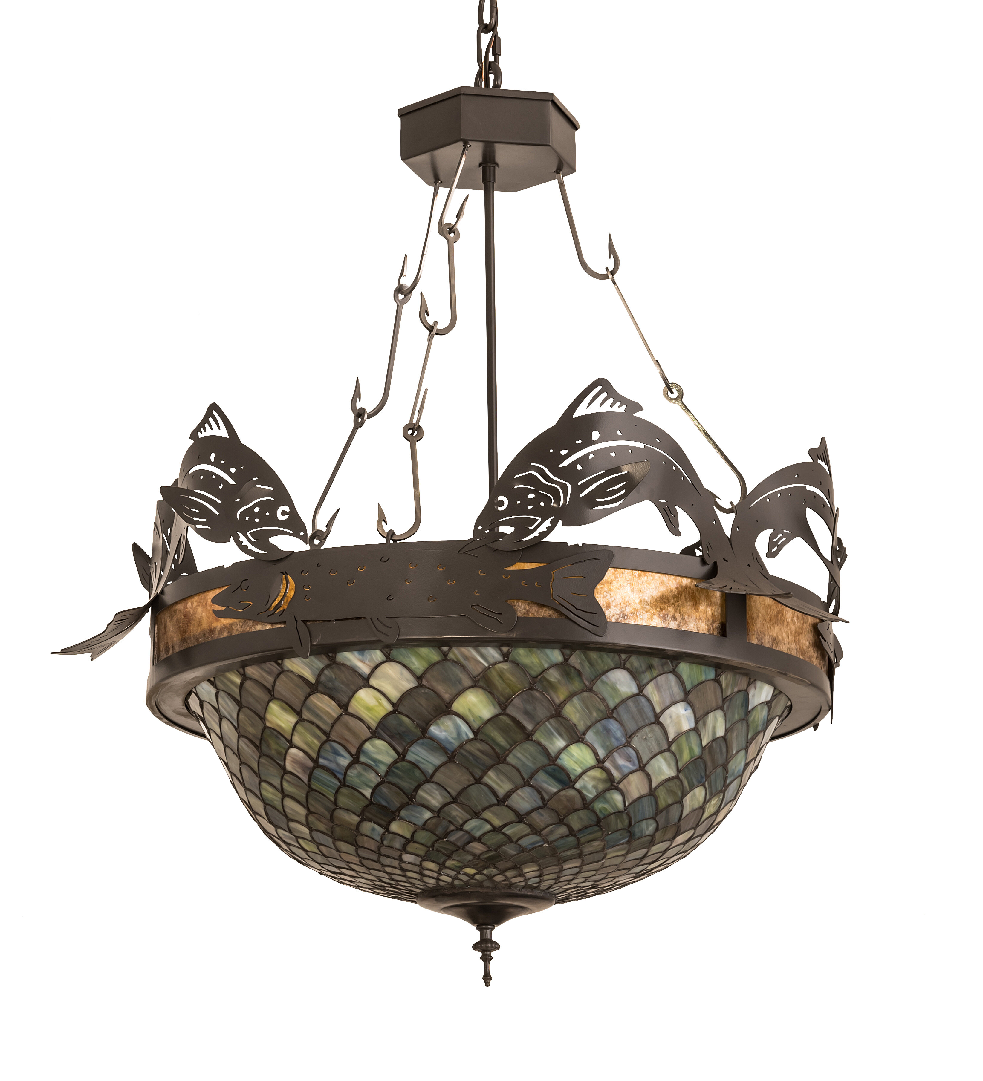 fish bowl chandelier