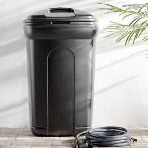 Wayfair Basics Wheeled 45 Gallon Trash Can