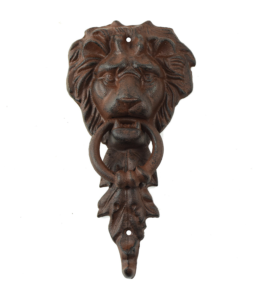 Black Cat Antique Cast Iron Authentic Traditional English Style Door Knocker New