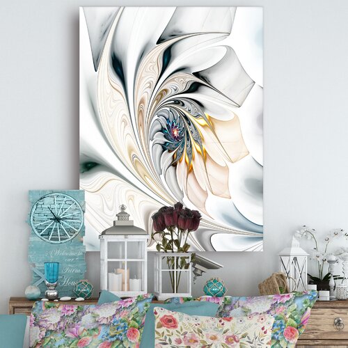 Bless international White Stained Art - Print & Reviews | Wayfair