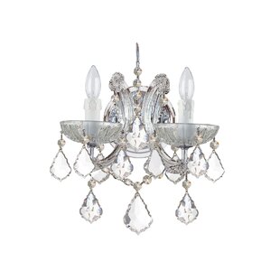 Griffiths 2-Light Crystal Wall Sconce