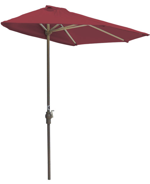 Monty 88" x 45" Half Market Sunbrella Umbrella