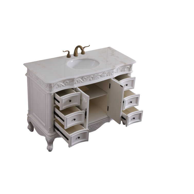 Astoria Grand Ensemble De Meuble Lavabo De Salle De Bain Simple 48 Po Shulman Et Commentaires Wayfair Ca