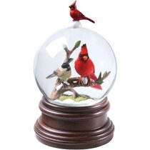 Red Cardinal Snow Globe by CoolSnowGlobes Bird Lover Winter Season Home Décor