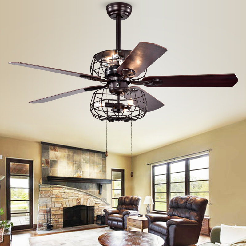 17 Stories Kaiya 5 Blade Ceiling Fan Light Kit Included Reviews