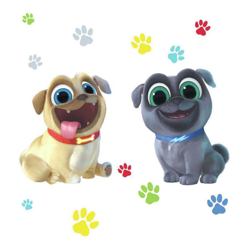 Room Mates Puppy Dog Pals Peel And Stick Giant Wall Decal