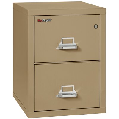 Fireproof 2 Drawer Vertical File Cabinet Fireking Color Sand