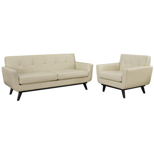 Saginaw Leather 2 Piece Living Room Set by Corrigan Studio