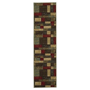 Galesburg Brown/Red Area Rug