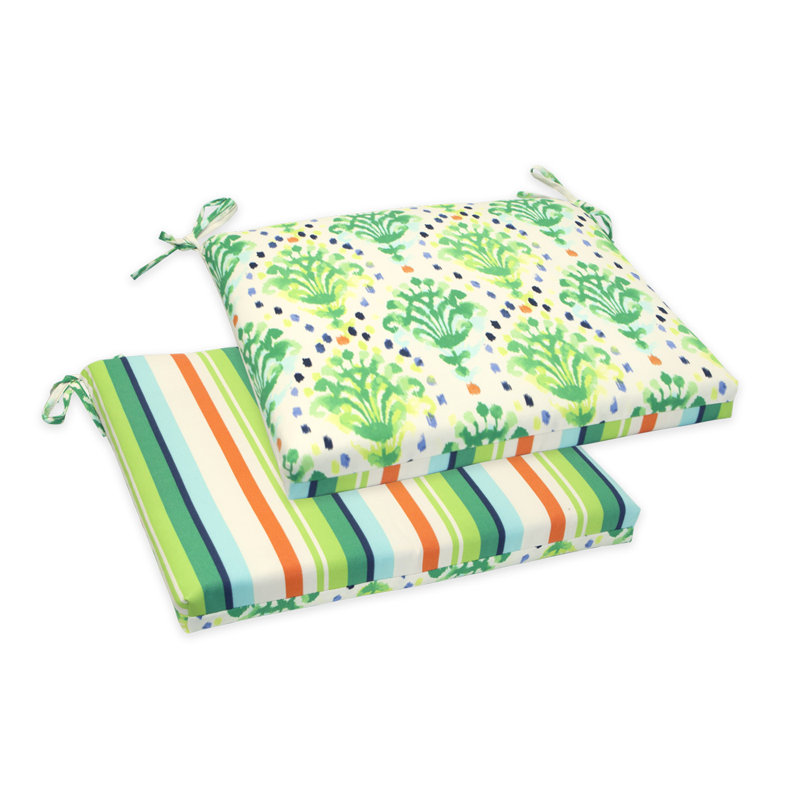 Dakota Fields Margot And Liam Emerald Outdoor Chair Pad Cushion Wayfair