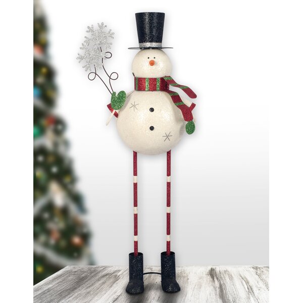 The Holiday Aisle® Snowman Tabletop Bobble 