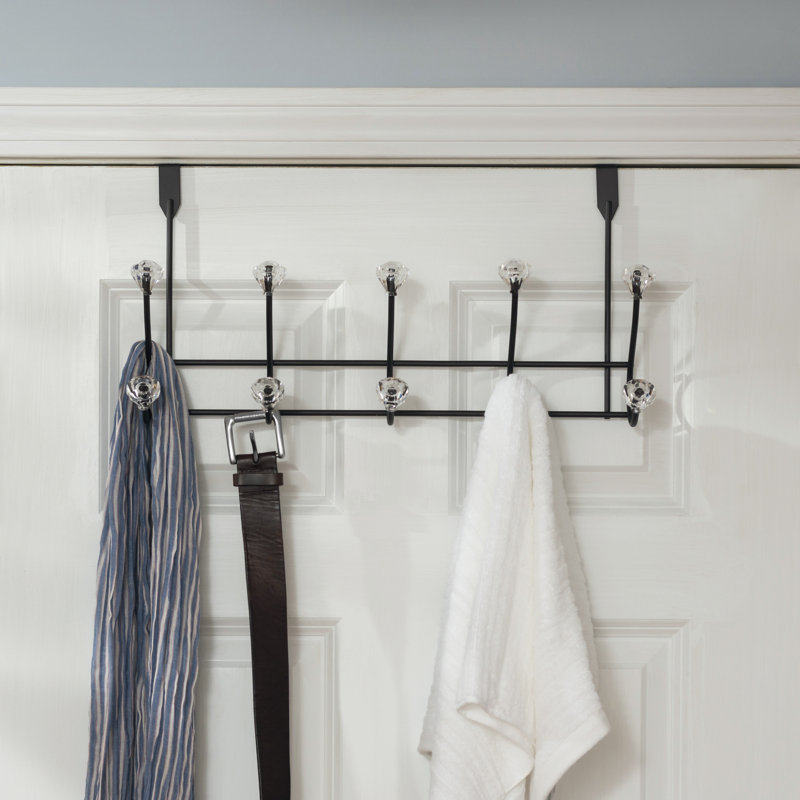 Home Basics Over The Door Wall Mounted Coat Rack Wayfair