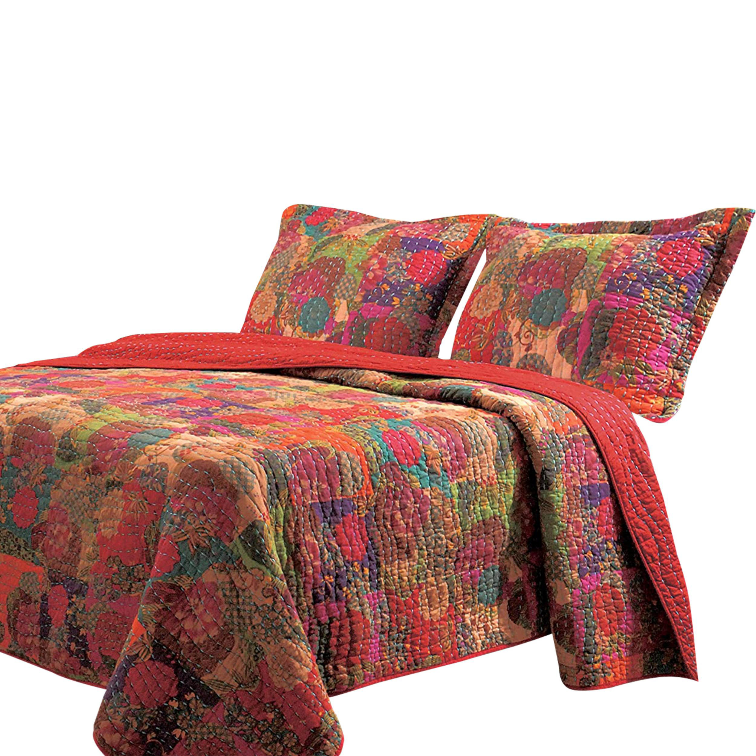 Bloomsbury Market Artrell Fruit Reversible Quilt Set Wayfair