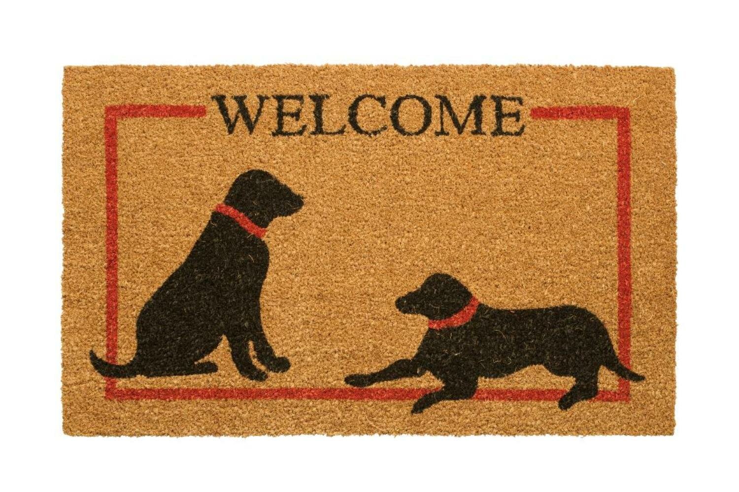 Red Barrel Studio Mcfarlin Dogs Welcome 30 In X 18 In Non Slip