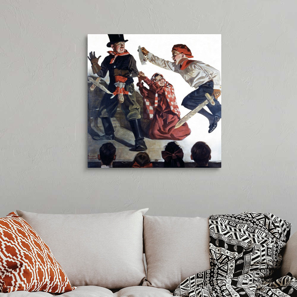 Red Barrel Studio® Norman Rockwell School Play by Norman Rockwell ...
