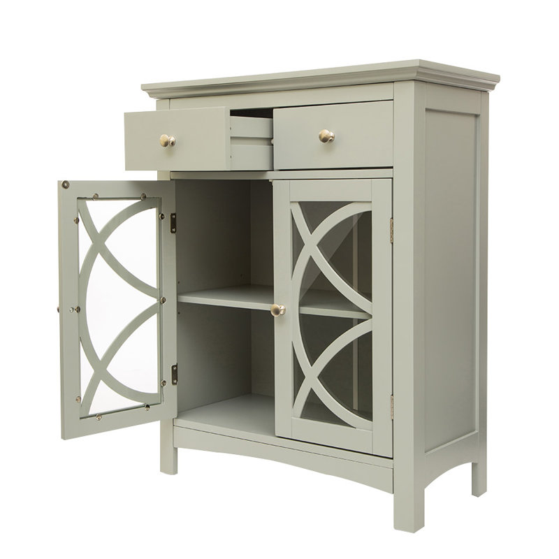 Alcott Hill Ventnor Wooden Free Standing 2 Door Accent Cabinet